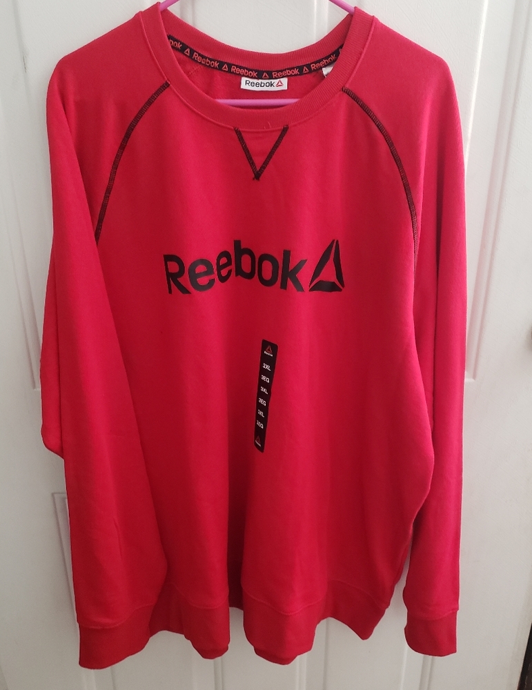 Reebok Cruise Control Crew Neck Sweatshirt Long Sleeve  Men's Small